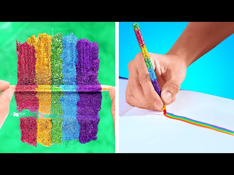 Bright Rainbow crafts, Fidgets, Toys fro School and Everyday Life