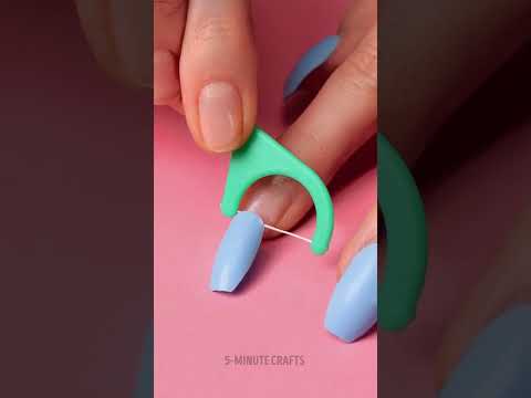 Easy nail hack #nails #makeup #tutorial #hack #shorts