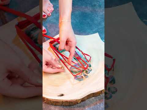 Create your own stylist slippers from yarn in 1 minute 🩴