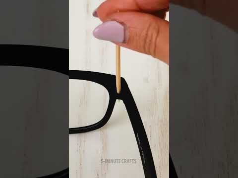 Quick fix for your broken glasses #trick #hack #fixit #smart #shorts