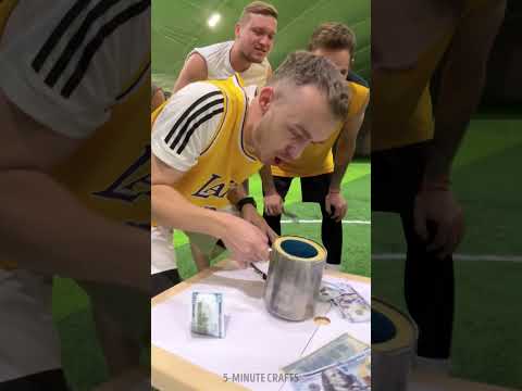 Try to drink from the heaviest mug! 💪🏼Win $500💵 #shorts