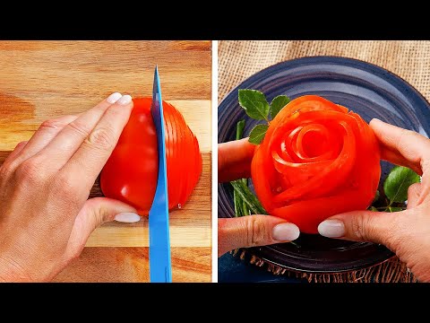 Satisfying Techniques Showing You How to Cut Every Vegetable and Fruit