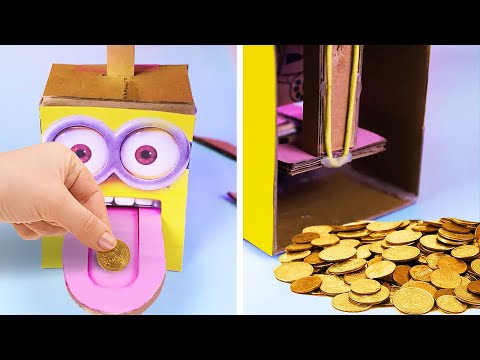 Cute Paper and Cardboard crafts, Fidgets, Toys for Everyone