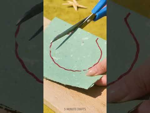 Get ready for school with this handmade notebook made from seashells and seaweed paper🐚