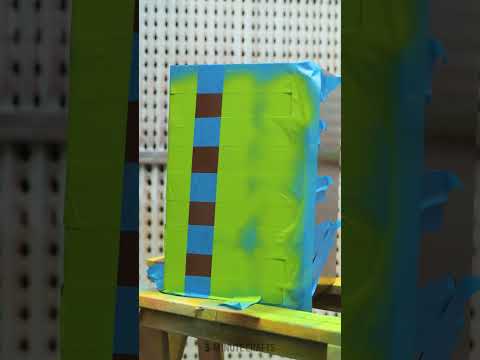 Bricks making with a real-life Minecraft tool 🧱