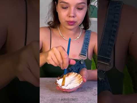 Making a jewelry organizer from a shell 🐚