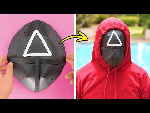 Squid Game crafts and Game Book. DIY Dalgona cookie