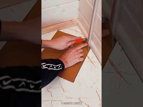 The smart way to fit tiles around pipes 🔶