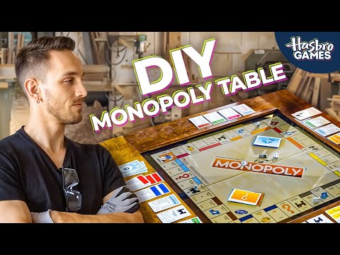 Building a real-life MONOPOLY gaming table from scratch 🎲🛠️