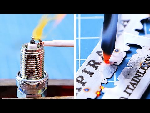 How to make Welding at Home from a Battery. Simple Inventions You can make Yourself