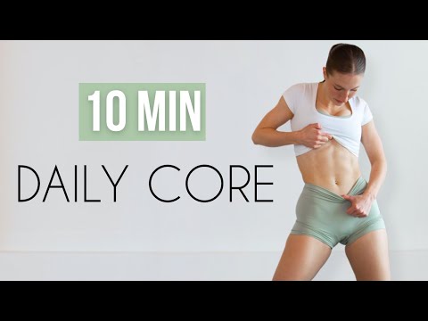10 MIN DAILY ABS WORKOUT – At Home Total Core Routine