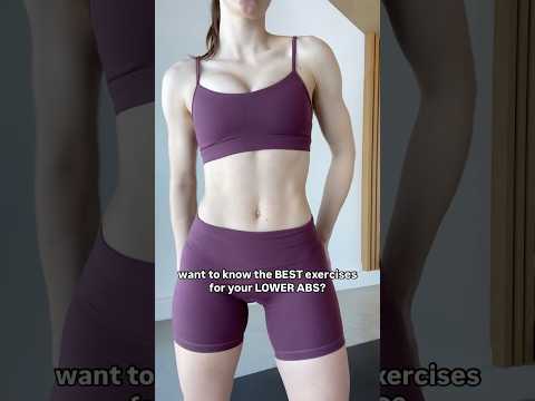The BEST lower abs exercises! #fitness