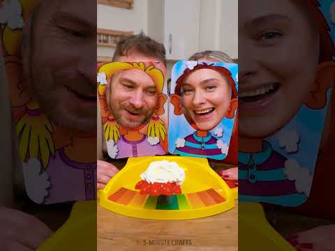 Who will get pied in the face? #familyfun #games #shorts