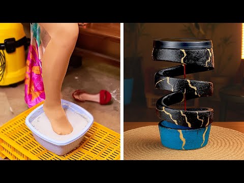 Leg + Cement = ? Great Decorations with Cement for Home and Backyard