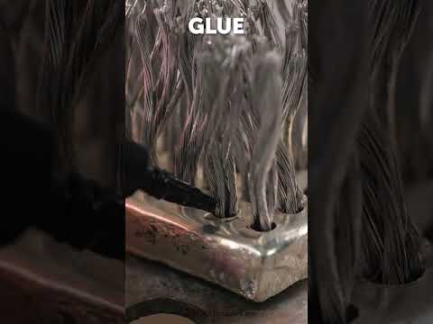 Crafting a custom metal brush out of jewelry ⛓