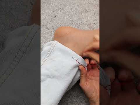 🧵 How to Shorten Pants With a Hidden Stitch or Invisible Stitch