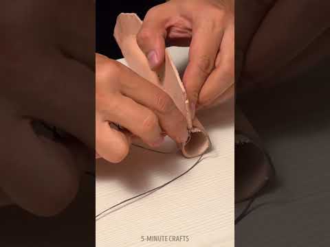 Making knife sheaths from wood and leather 🔪🛠️