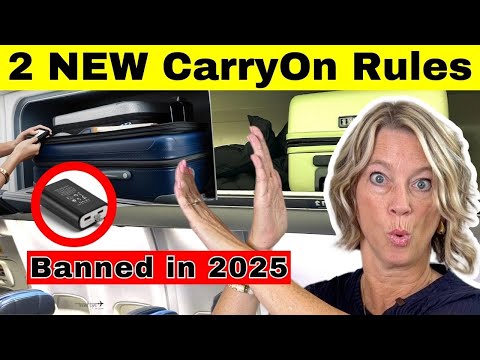 New Rules for Carry-On Luggage Banned Items and the Travel Tips for All Passengers in 2025