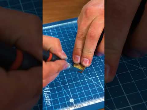 Crafting a sleek leather wallet for bills 💵