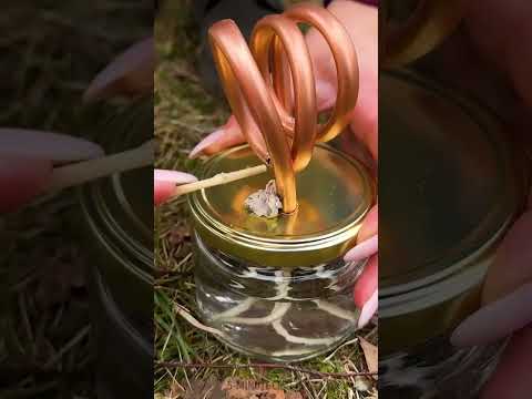 DIY Camping Stove from Pipe and Jar 🔥🛠️