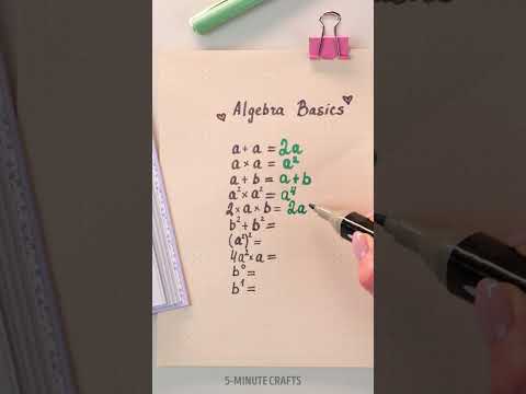 Simple algebra! 📉 Forward your children this video 💫