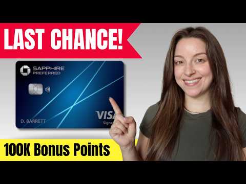 📢 LAST CHANCE 📢 100,000 Point Welcome Bonus | Everything you need to know | Chase Sapphire Preferred