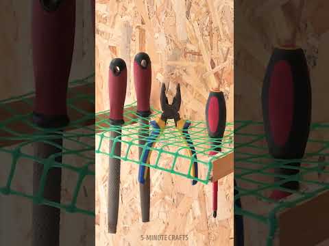 Tidy up your garage space with these genius tricks🪵