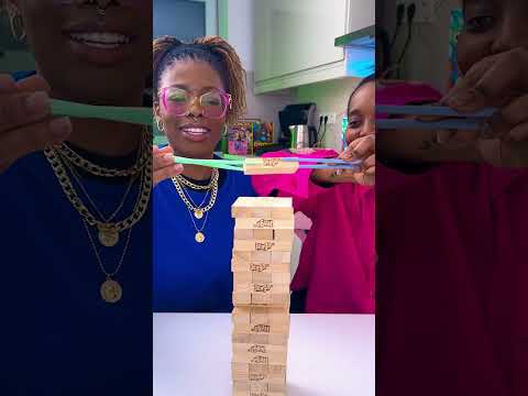 Chopsticks Jenga Challenge – Who Will Win?