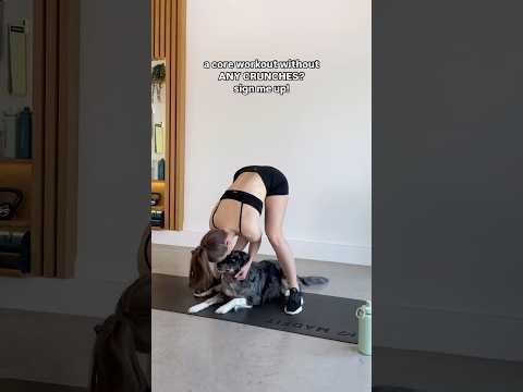 CORE WITHOUT CRUNCHES! #shorts