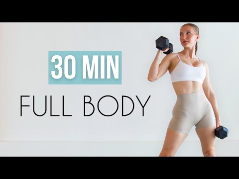 30 MIN FULL BODY TONING & STRENGTH (Total Body Workout At Home)