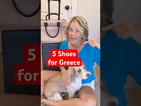 5 Shoes for Greece Trip #travelshoes #packwithme