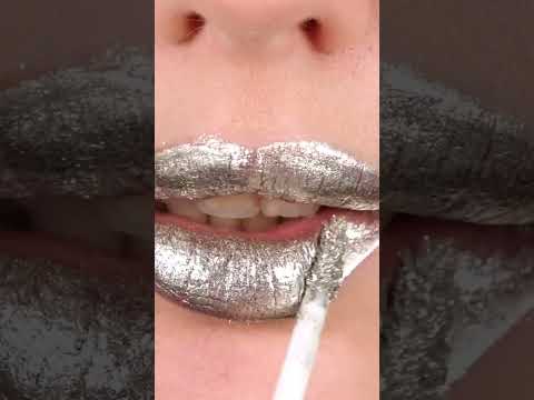 DIY Swarovski Crystal Lips Makeup