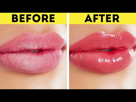 Big Lips, Big Glow! 💄 Beauty Hacks to Look Instantly More Attractive At Any Age
