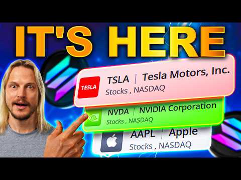 Tokenized Stock EXPLOSION: Solana RWAs & Equities Will TAKE OVER!