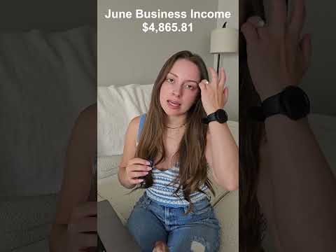 Financial Coach and Content Creator June 2025 Income #youtuber #contentcreator #income