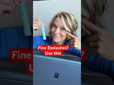 Short, Fine Eyelashes Mascara #beautyover40 #over50tips