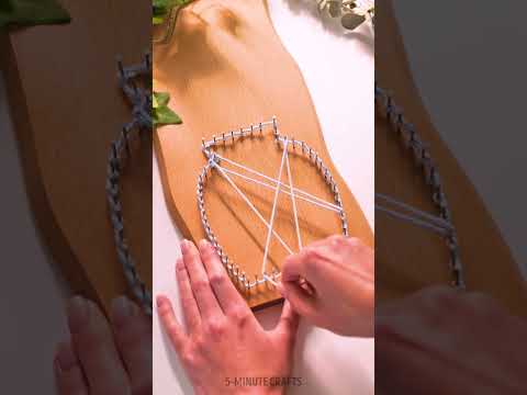 A simple board becomes gorgeous decor—subscribe @pepperell.crafts! 🌸