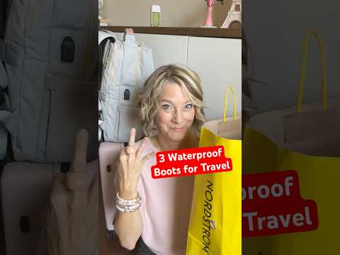 3 Boots With a Low Heel for Travel That are Waterproof #traveltips #waterproof #lowheel