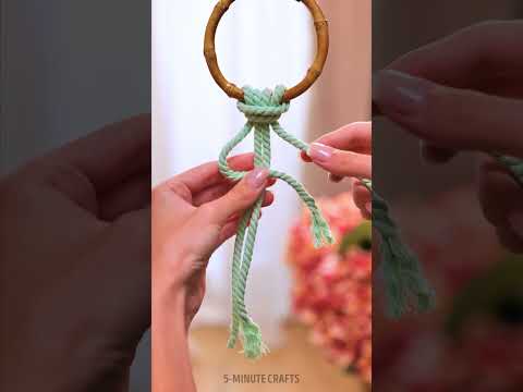 Make a stylish toilet paper roll holder—subscribe @pepperell.crafts  🚽