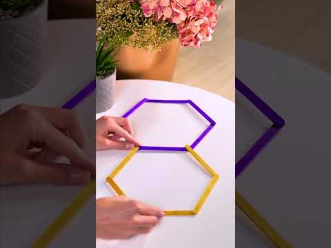 This craft stick shelf is genius—subscribe @pepperell.crafts ! 🪵