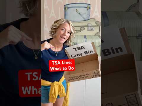 TSA Line: How to Go Through Airport Security