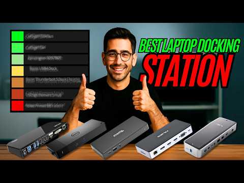 ✅ Top 5 BEST Laptop Docking Stations (2025) | Watch Before You Buy!