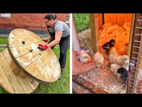 Mini Home Farms, feeders, Chicken coops and backyard crafts