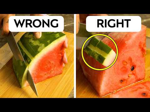 🍉 If You Cut a Watermelon and Other Fruits Like This… Everyone Will Ask HOW?!