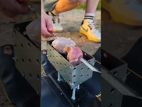 A full barbecue hidden in a small bag? Yes! 🥩🧳