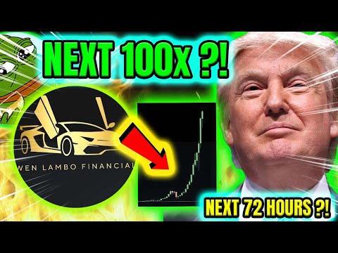 THIS *NEW* LOW CAP MEMECOIN COULD 100X! 🔥 WLFI WEN LAMBO ! (NEXT 72 HOURS! )🔥 NEXT PEPE ?!!!!