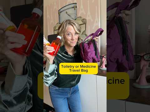 Toiletry Medication Travel Bag #traveltips #shorts
