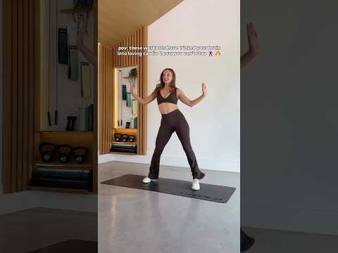 this workout will trick your brain into LOVING CARDIO! #shorts