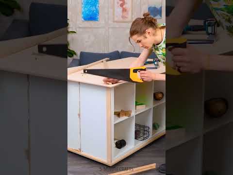 Old things upcycled into a chic furniture 🛞