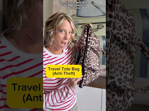 Your Anti-Theft Tote Bag for Travel #shorts